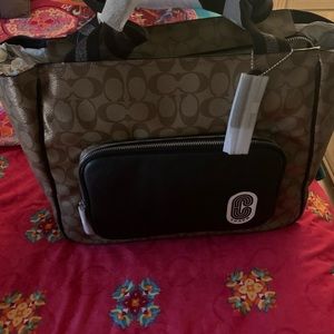 Coach Large signature tote